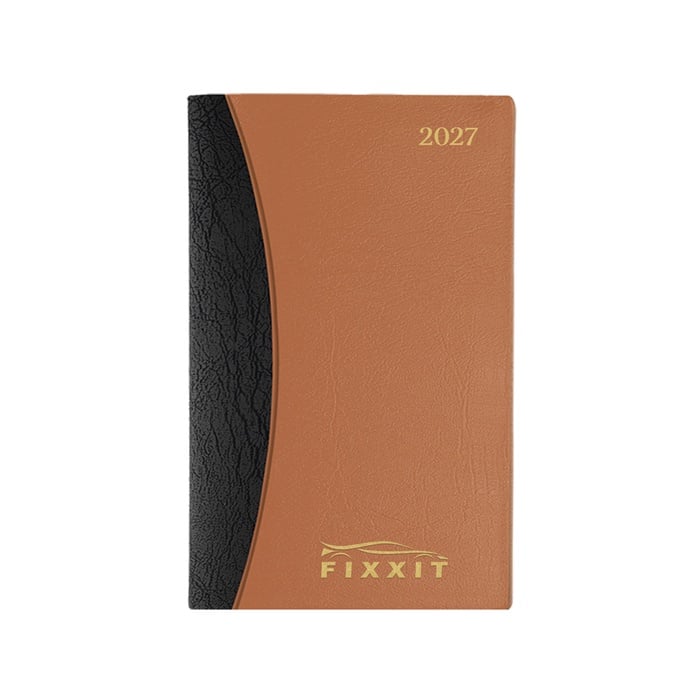 Corsica Two-Tone Slim Jim Calendars with Notepad - 2027