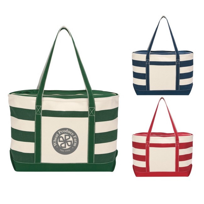 Cotton Canvas Custom Nautical Totes