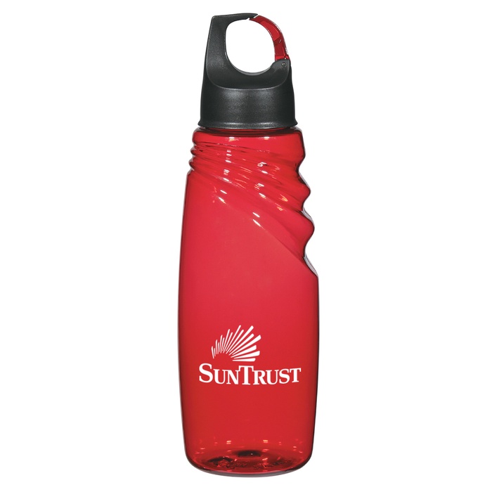 Crest Carabiner 20 oz. Promotional Sports Bottles