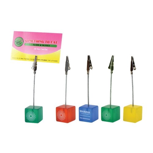 Custom Cube Memo Holder Clips