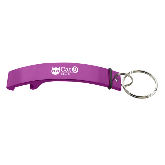Curve Aluminum Promotional Bottle Openers