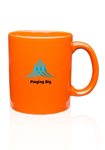 Custom 11 oz. Color Ceramic Coffee Mugs