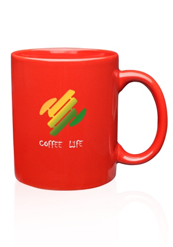 Custom 11 oz. Color Ceramic Coffee Mugs