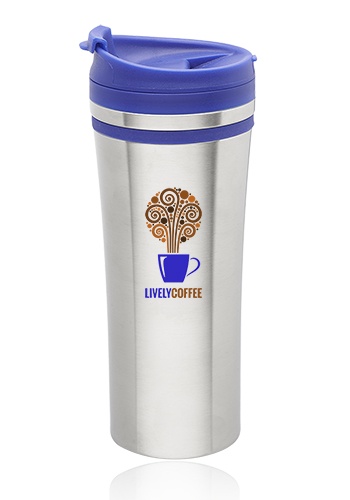 Custom 15 oz. Stainless Steel Travel Mugs