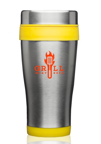 Custom 16 oz. Insulated Stainless Steel Travel Mugs