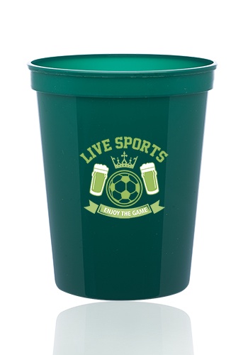 Custom 16 oz. Plastic Stadium Cups