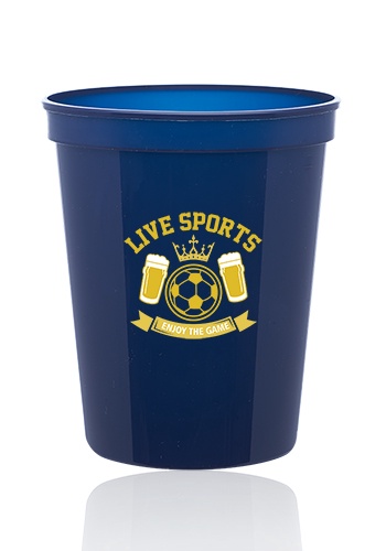 Custom 16 oz. Plastic Stadium Cups