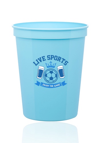 Custom 16 oz. Plastic Stadium Cups