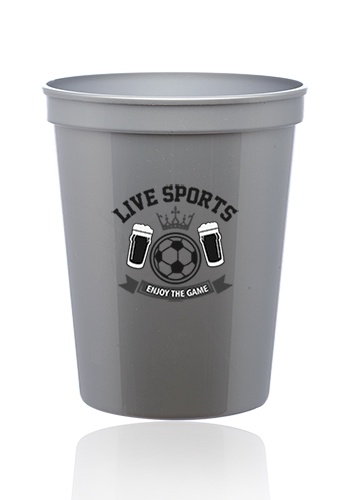 Custom 16 oz. Plastic Stadium Cups
