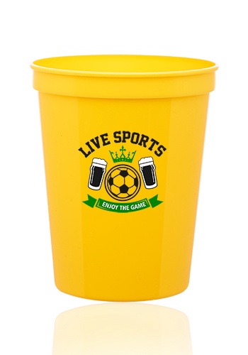 Custom 16 oz. Plastic Stadium Cups