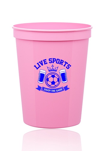 Custom 16 oz. Plastic Stadium Cups
