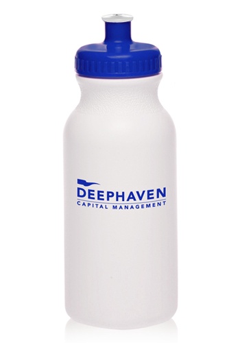 Custom 20 oz. Water Bottles with Push Cap