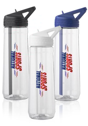 Custom 30 oz. Fitness Bottle with Sip Straw
