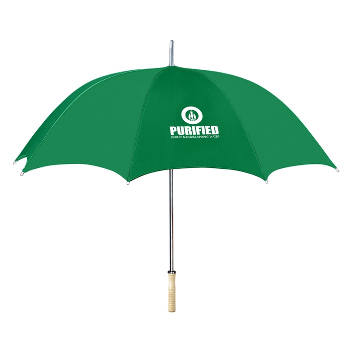 Custom 48" Umbrellas Made from Recycled Bottles
