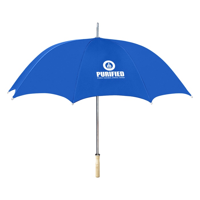 Custom 48" Umbrellas Made from Recycled Bottles