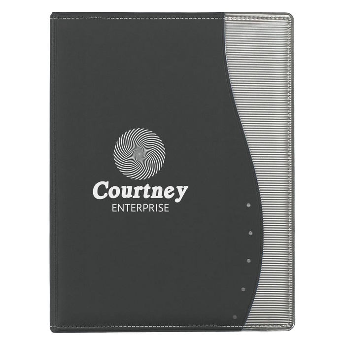 Custom 8-1/2" x 11" Wave Portfolios