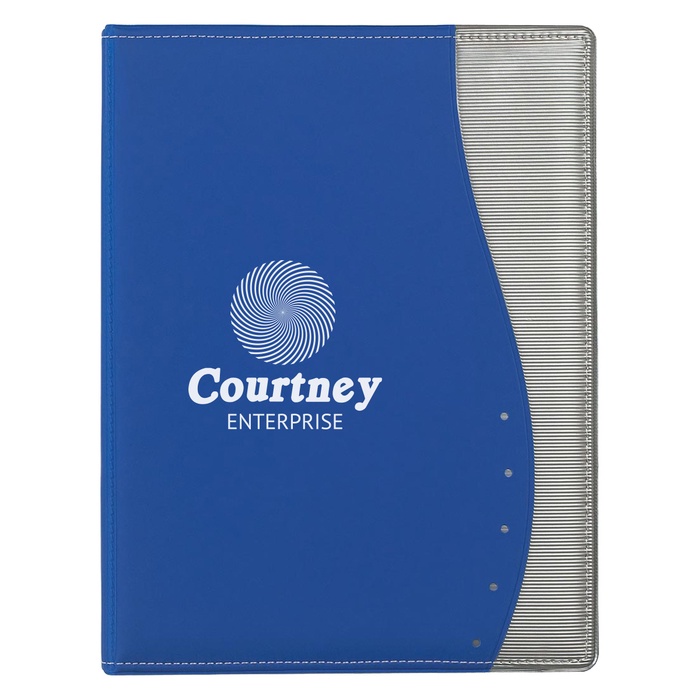 Custom 8-1/2" x 11" Wave Portfolios