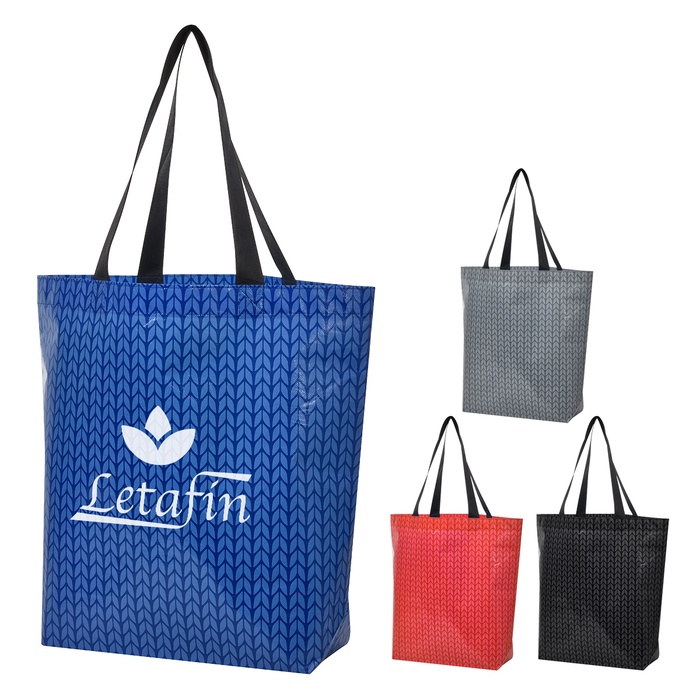 Custom Caprice Laminated Non-Woven Tote Bags