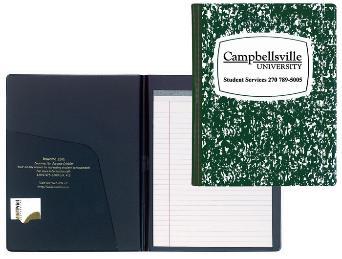 Custom "Composition Book" Padfolio