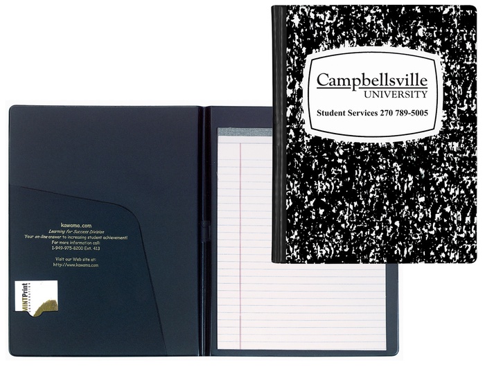 Custom "Composition Book" Padfolio