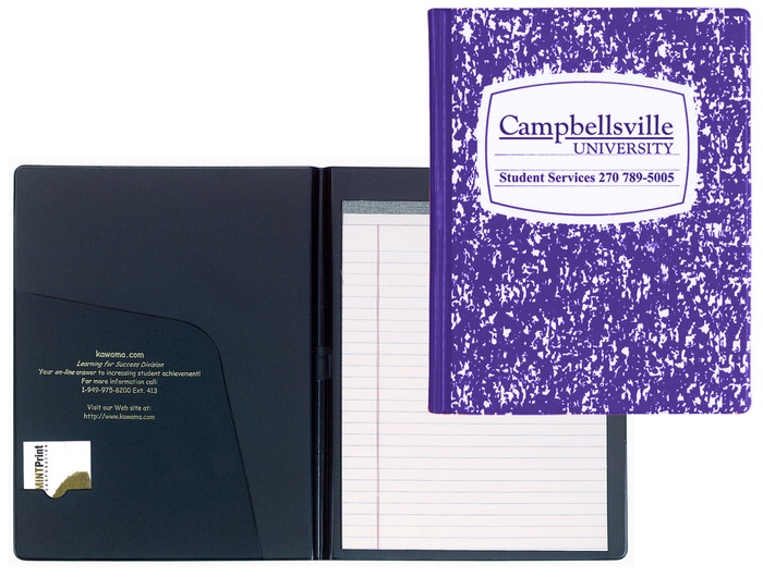 Custom "Composition Book" Padfolio