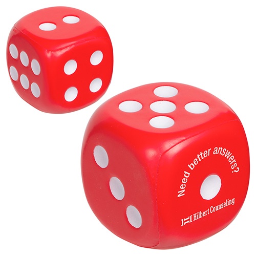 Custom Dice Stress Balls