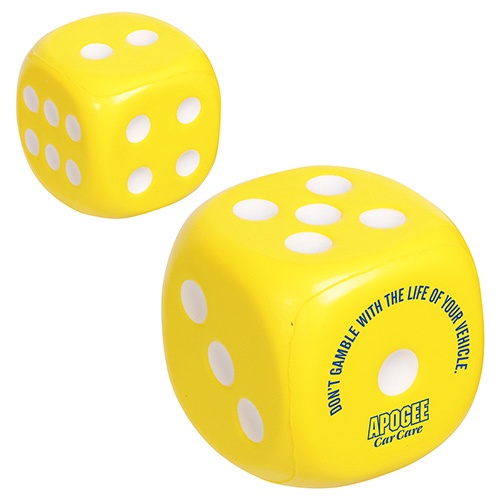 Custom Dice Stress Balls