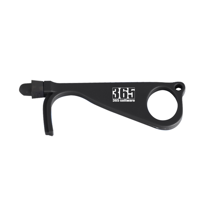 Custom Door Opener with Antimicrobial Additive & Stylus Pen