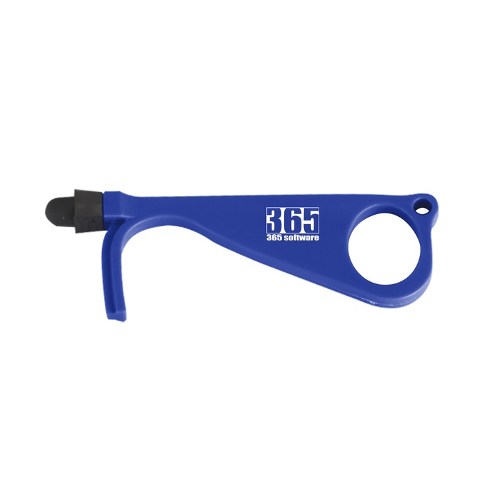 Custom Door Opener with Antimicrobial Additive & Stylus Pen