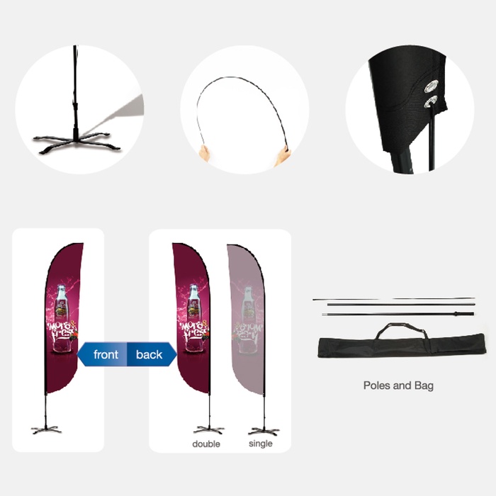 Custom Feather Flag 9'