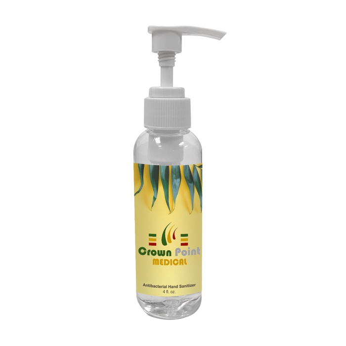 Custom Hand Sanitizer Pump - 4 oz. - Made in USA