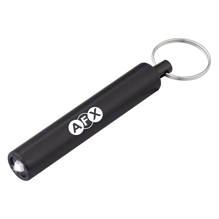 Custom Mini Cylinder LED Flashlight Key Tags