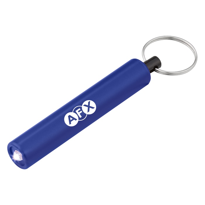Custom Mini Cylinder LED Flashlight Key Tags