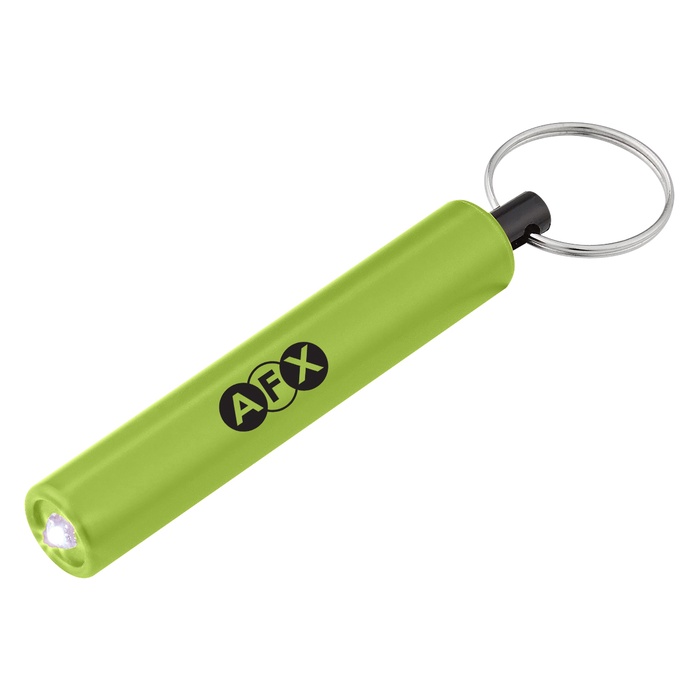 Custom Mini Cylinder LED Flashlight Key Tags