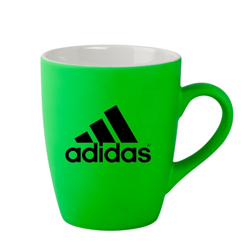 Custom Neon Soft Touch 12 oz Ceramic Mugs