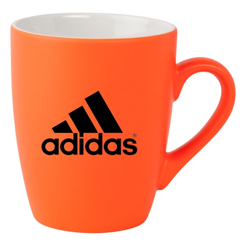 Custom Neon Soft Touch 12 oz Ceramic Mugs