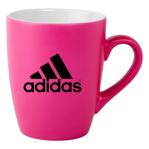 Custom Neon Soft Touch 12 oz Ceramic Mugs