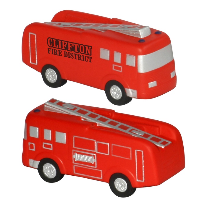 Custom Printed Fire Truck Stress Balls