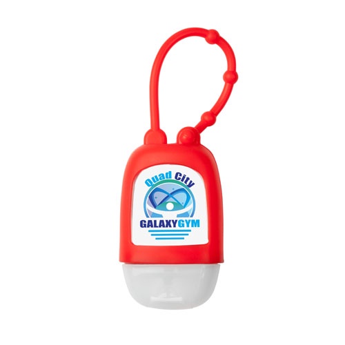 Custom Printed Hand Sanitizer with Silicone Strap