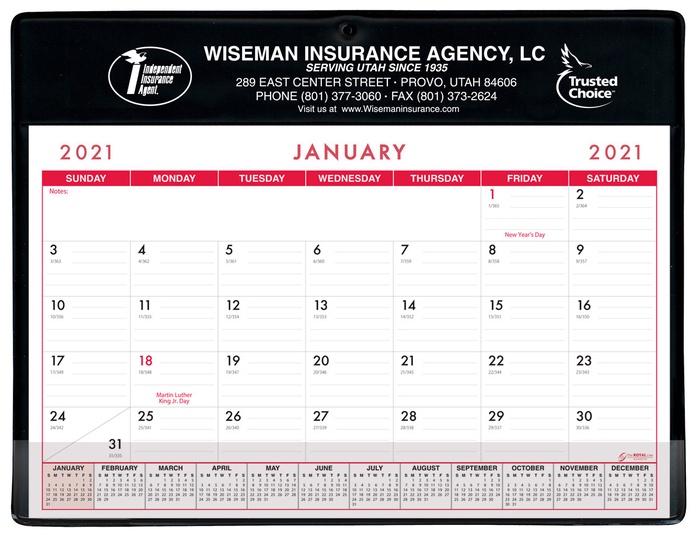 Custom Super Economy Calendar Pads - 2026