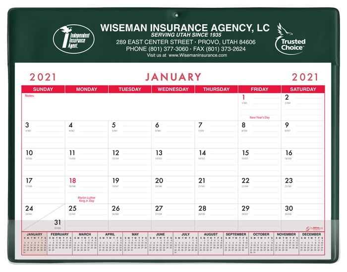 Custom Super Economy Calendar Pads - 2026
