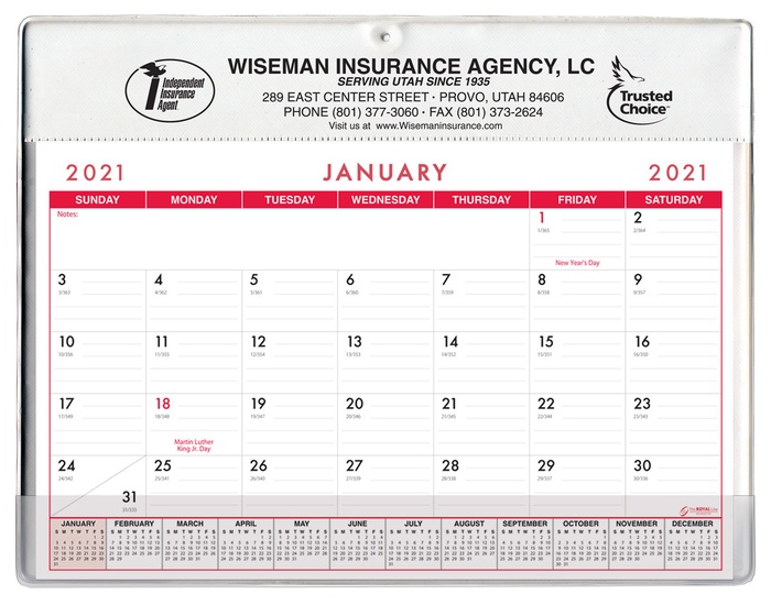 Custom Super Economy Calendar Pads - 2026