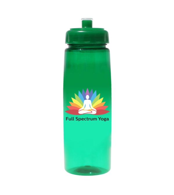 30 oz. Poly-Saver PET Bottle with Push 'n Pull Cap-Full Color Imprint