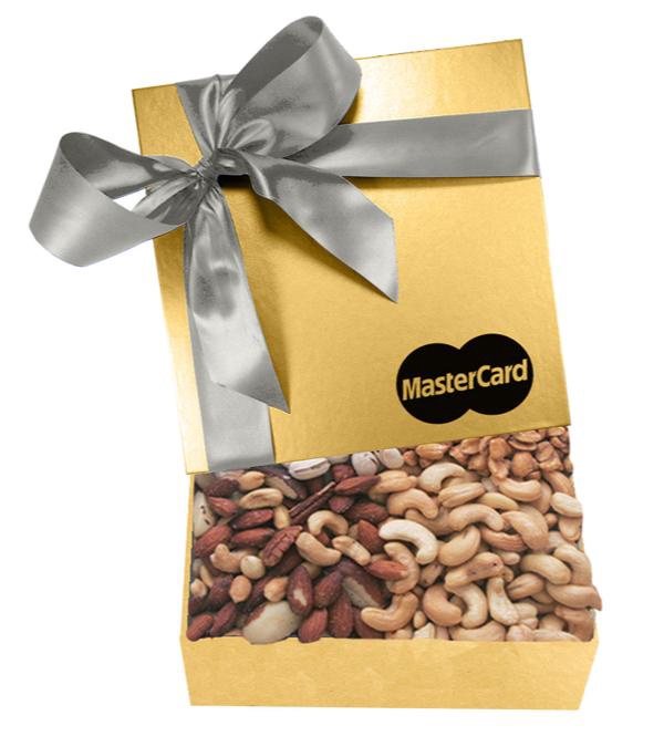 The Chairman Gold Gift Box - Cashews, Pistachios, Peanuts and Mixed Nuts