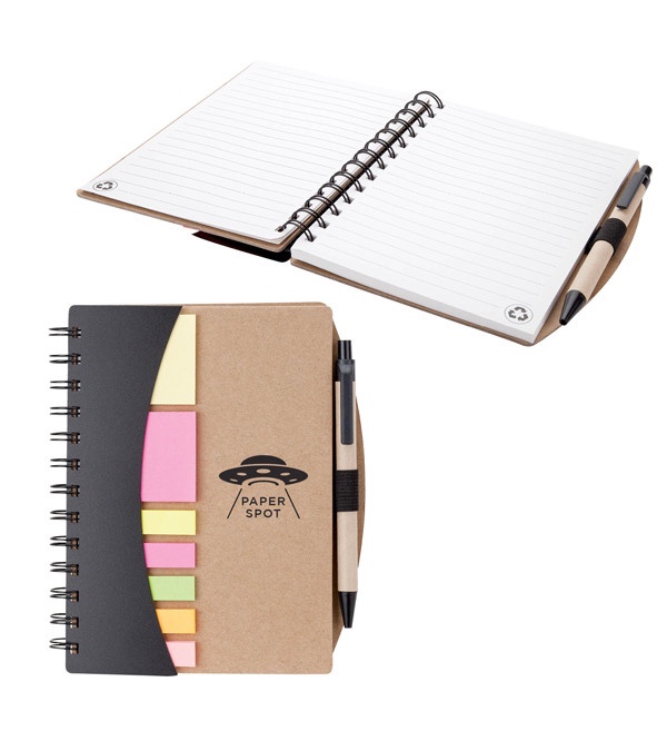 Broome Junior Notebook with Pen Flags & Sticky Notes