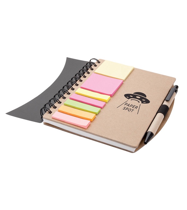 Broome Junior Notebook with Pen Flags & Sticky Notes
