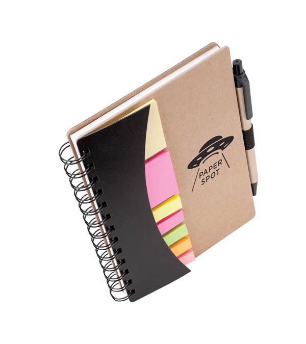 Broome Junior Notebook with Pen Flags & Sticky Notes
