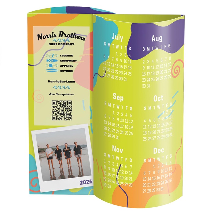 Photo Wave Desk Calendar