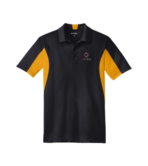 Sport-Tek® Side Blocked Micropique SPORTWICK® Polo - Embroidered