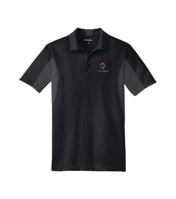 Sport-Tek® Side Blocked Micropique SPORTWICK® Polo - Embroidered